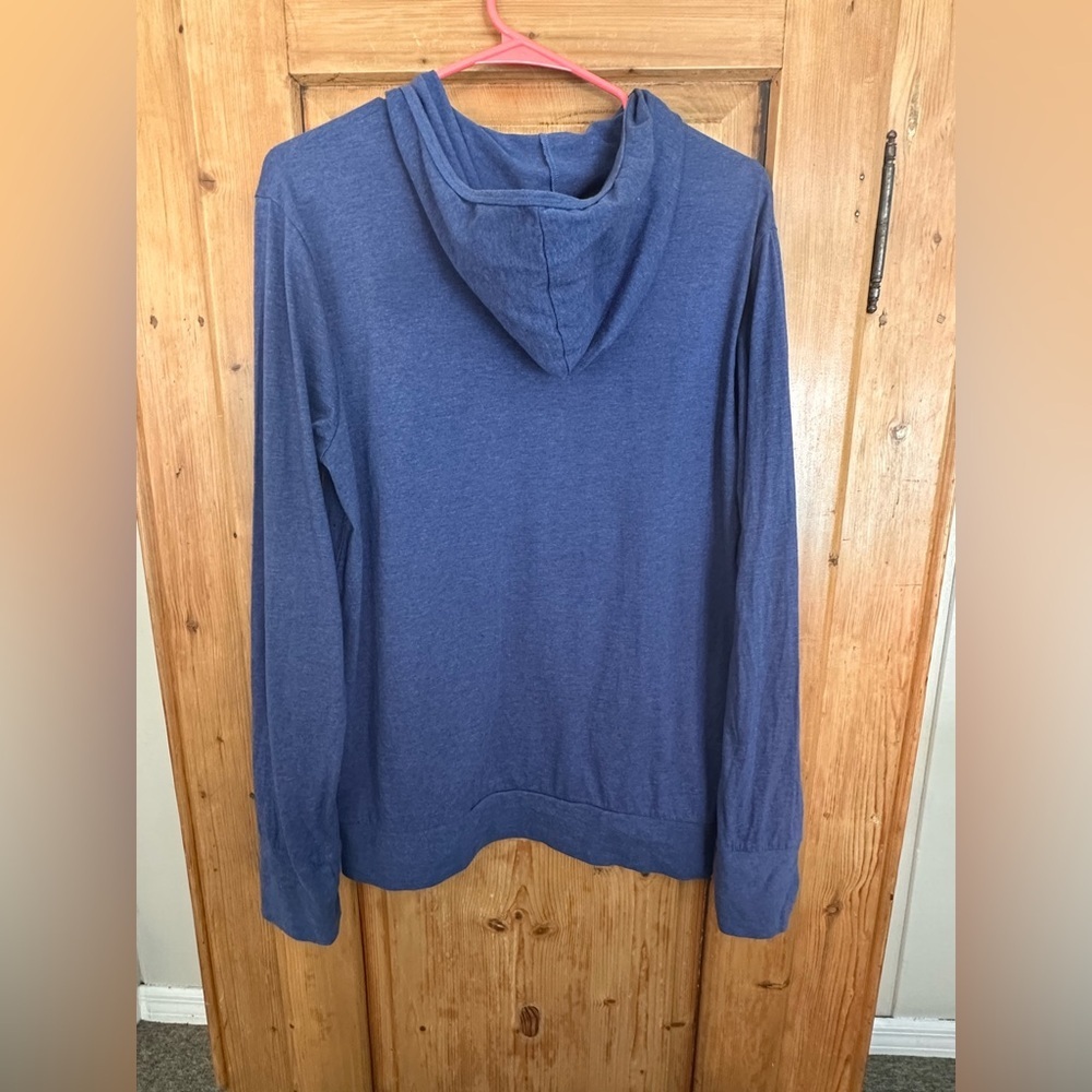 Kastlfel Blue Grand Canyon Pullover Hoodie Sz Large Thumb Holes Lightweight - Picture 2 of 8